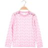 Pink Baby Mädchenpullover mit goldenen Knöpfen Pullover Mädchen Rosa Größe 14