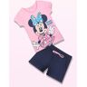 Disney MICKEY and FRIENDS Kurzes Baumwollset für Mädchen mit Minnie Sets 3-16 Jahre alt Mädchen Rosa Größe 07/08