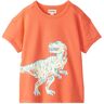 Hatley - T-Shirt DINO GLOW in coral, Gr.110