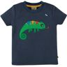 frugi - T-Shirt PLAYDATE – CHAMELEON in dunkelblau, Gr.62/68