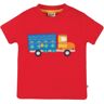 frugi - T-Shirt PLAYDATE – TRUCK in rot, Gr.56/62