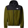 The North Face B NEVER STOP HOODED WINDWALL JACKET Kinder Gr.XL - Übergangsjacke - oliv-dunkelgrün schwarz