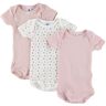 Petit Bateau Body k/ä - 3er-Pack - Rosa/Weiß - Petit Bateau - 3 mt - Body K/Ä