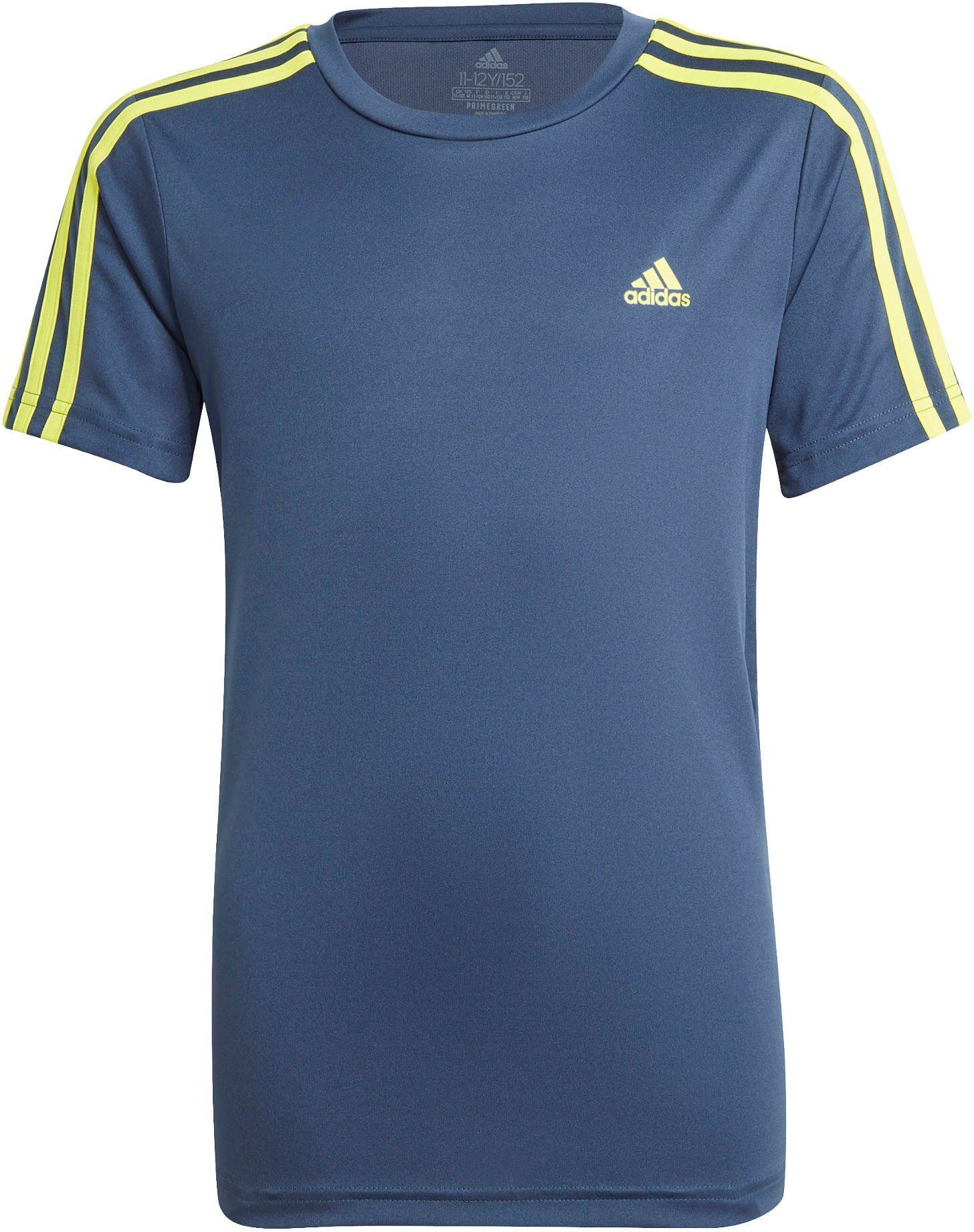 Adidas Performance Funktionsshirt »B 3S T«, dunkelblau-gelb