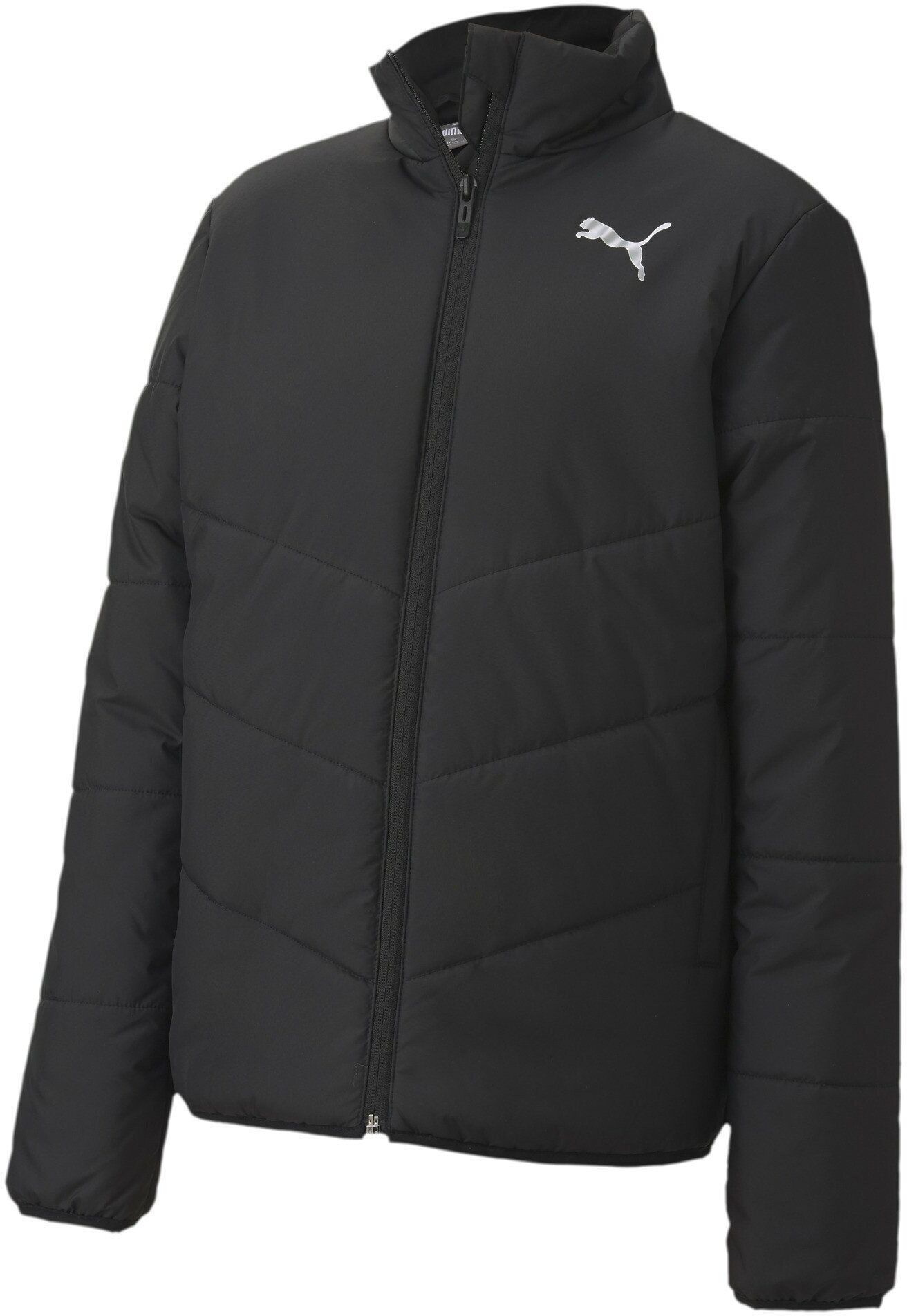 Puma Allwetterjacke »Essentials Youth Gefütterte Jacke«, schwarz