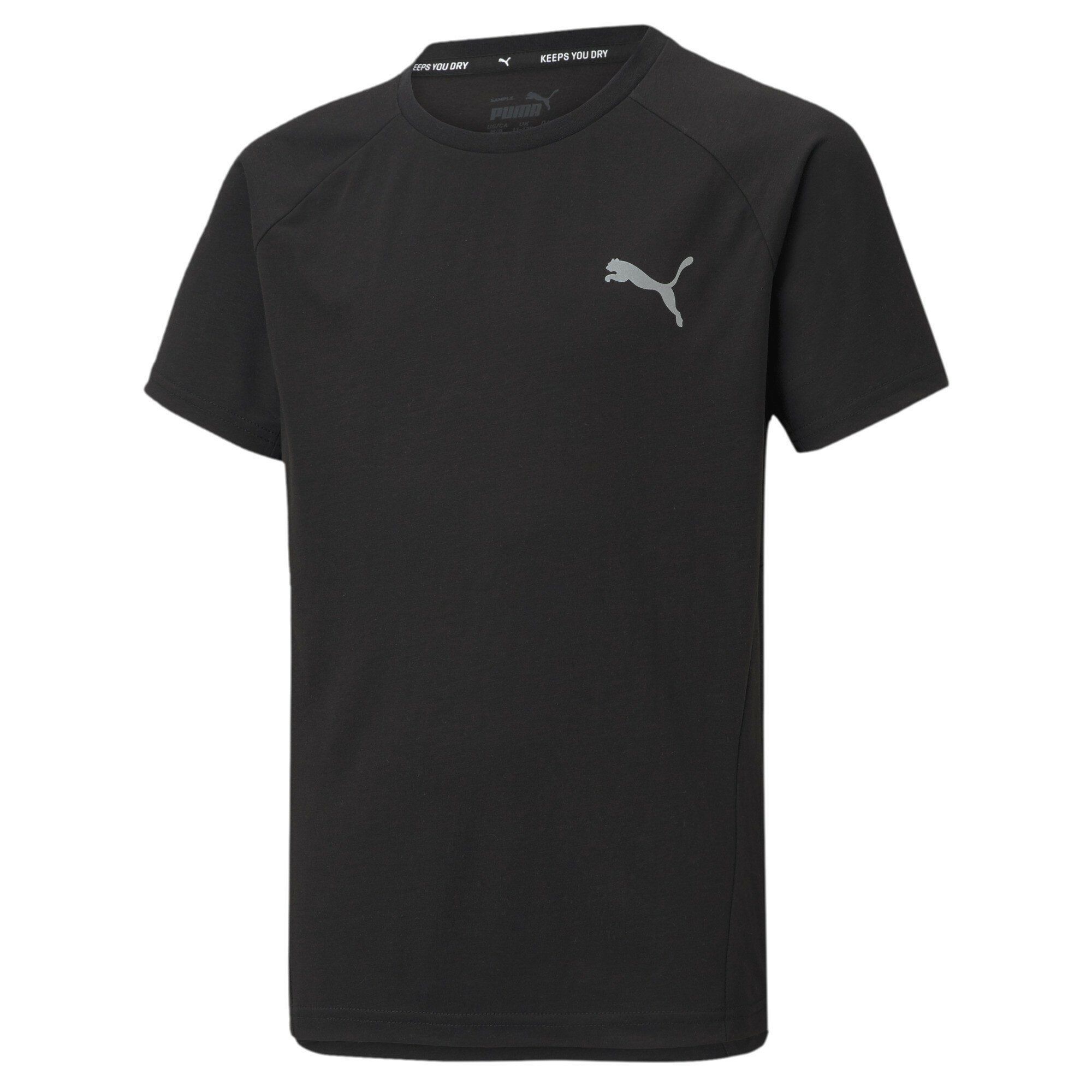 Puma T-Shirt »Evostripe Jugend T-Shirt«, schwarz
