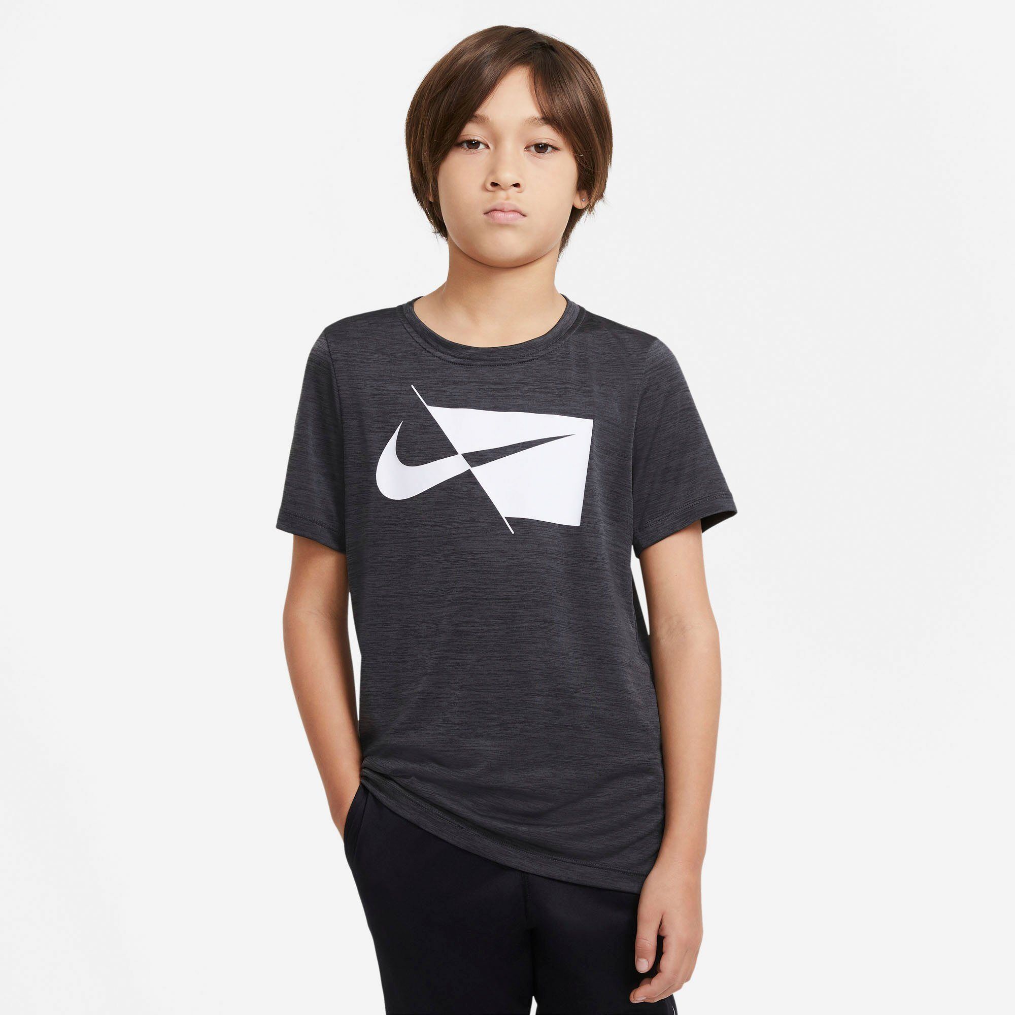 Nike T-Shirt »Core Big Kids' Short-sleeve Top«, schwarz