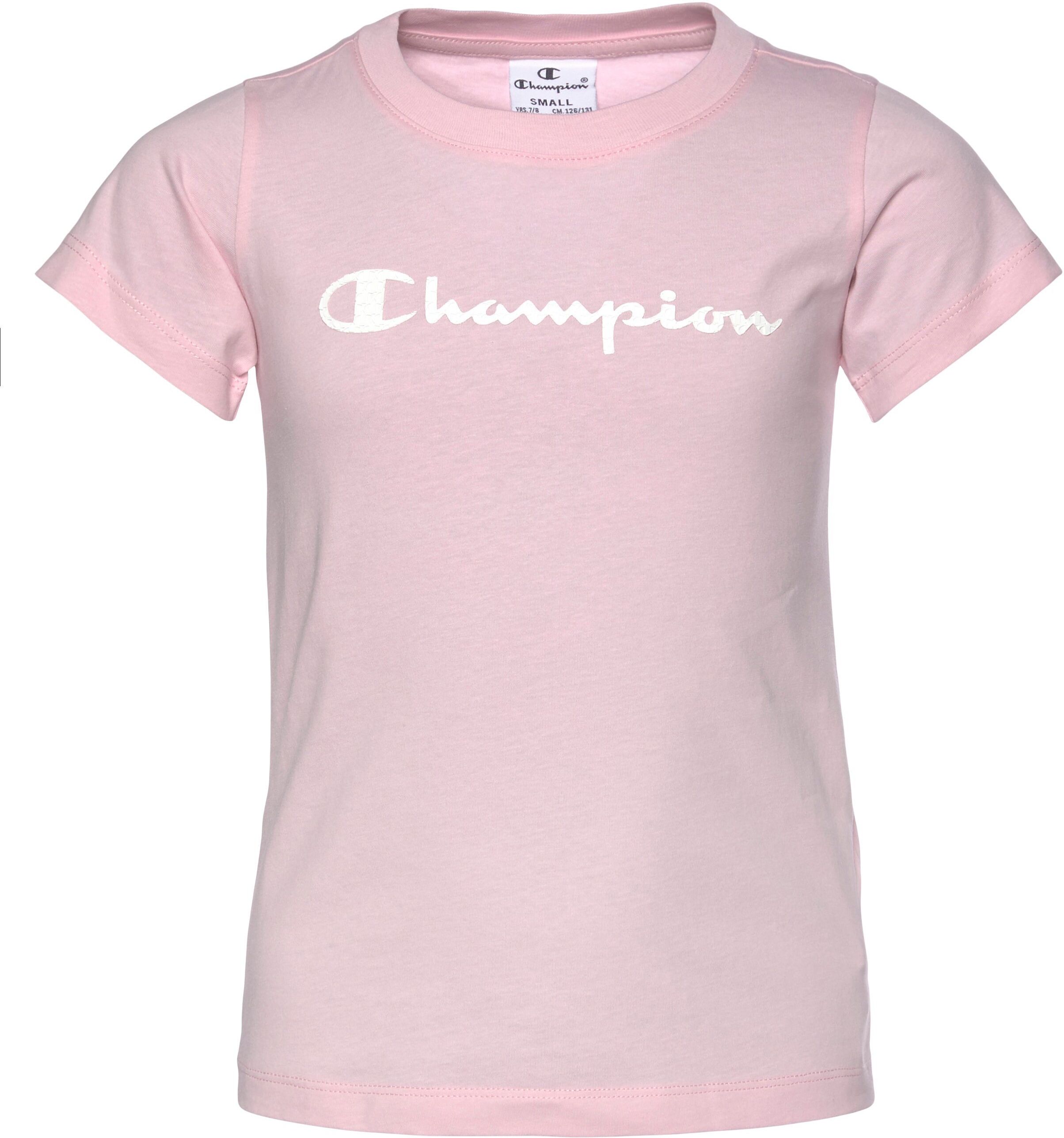 Champion T-Shirt »Crewneck T-Shirt«, rosa