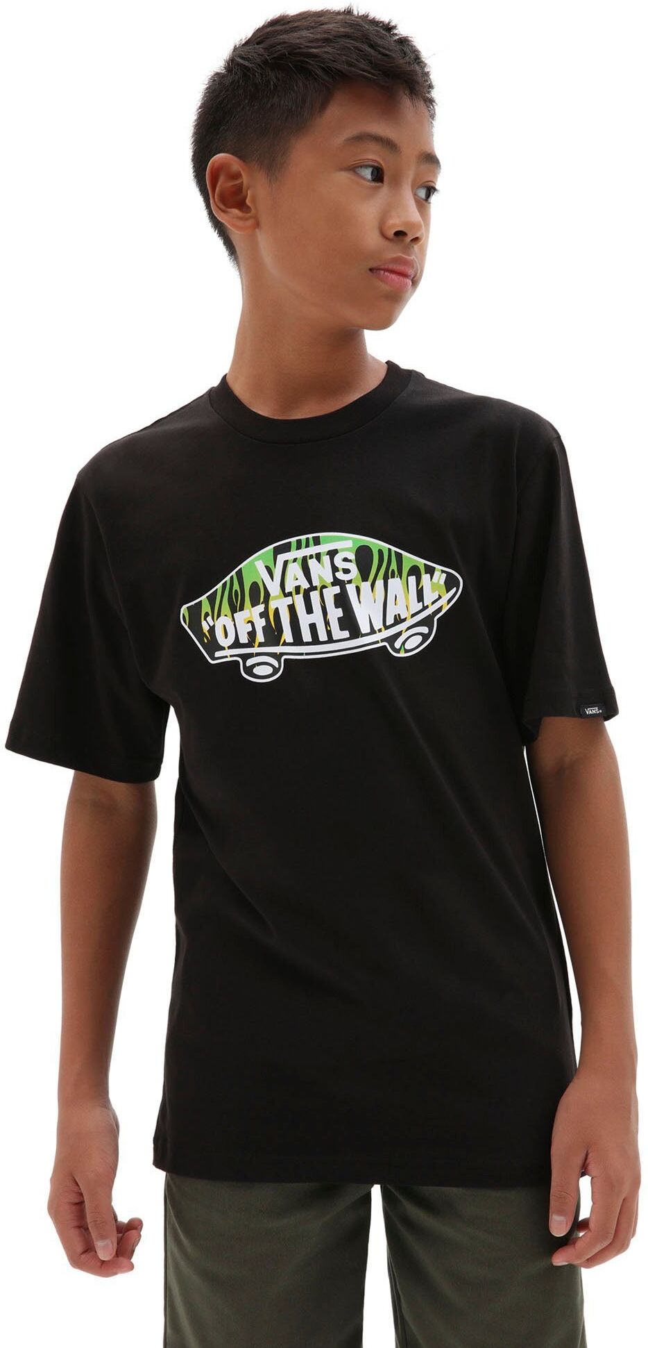 Vans T-Shirt »OTW LOGO FILL BOYS«, schwarz