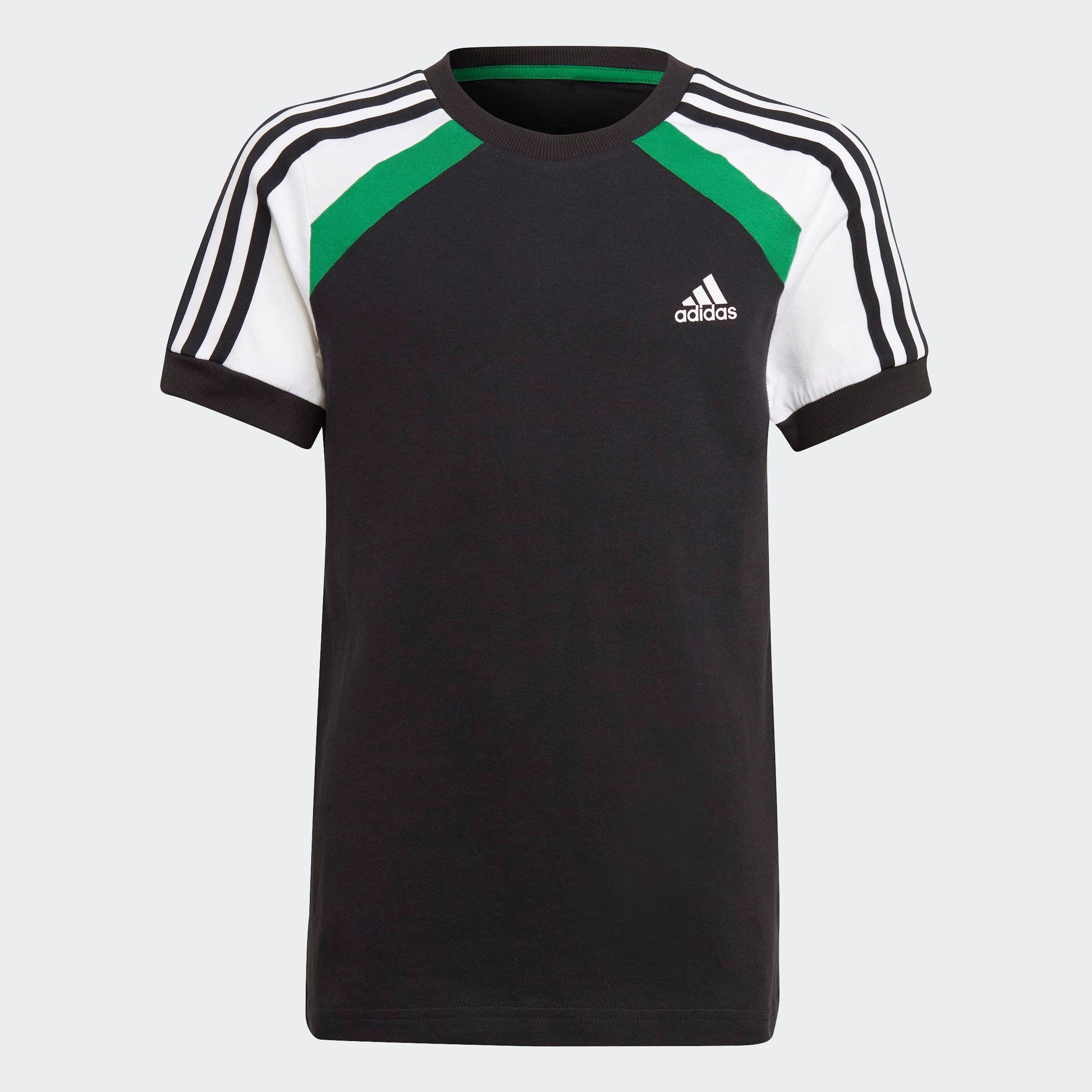 Adidas Performance T-Shirt »COMFORT COLORBLOCK«, Black / Core Green / White