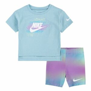 Sportstøj til Børn Nike Aop Bike Blå Multifarvet Syren 2 Dele - 24 måneder