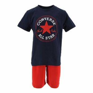 Träningskläder, Barn Converse Blå Röd Multicolour 2 Delar 6-7 år