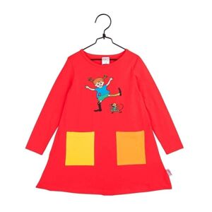 Pippi Långstrump Pippi Langstrømpe Glad kjole rød