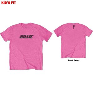 Billie Eilish Kids T-Shirt: Racer Logo & Blohsh (Back Print) (11-12 Years)