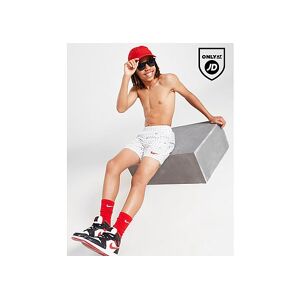 Nike All Over Print Badebukser Junior, White