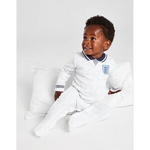 Official Team England Retro '90 Home Babygrow Infant, White