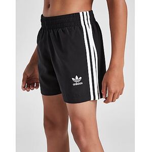 adidas Originals Trefoil Swim Shorts Junior, Black / White