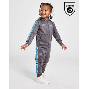 Nike Tape Poly Full Zip Tracksuit Infant, Grey