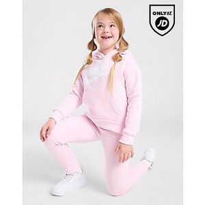 Nike Girls' Hood/Leggings Tracksuit Children, Pink