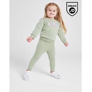 Sonneti Girls' Micro Polly Crew/Leggings Set Infant, Green