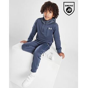 Under Armour Grid Hooded Tracksuit Children, Grey