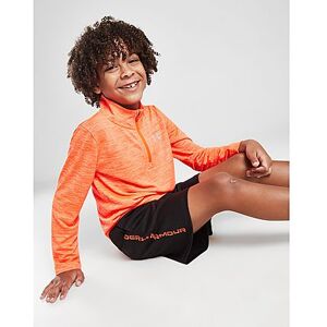 Under Armour 1/4 Zip Long Sleeve Top/Shorts Sæt Børn, Orange