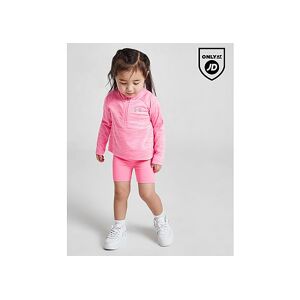 Under Armour Girls' Tech 1/4 Zip Top/Shorts Set Infant, Pink