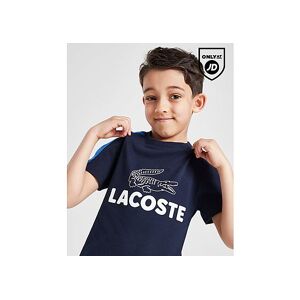 Lacoste Cut & Sew Croc T-Shirt Children, Navy