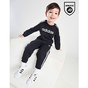 adidas Linear Crew Tracksuit Småbørn, Black