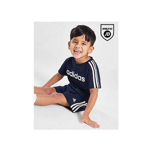 adidas Linear T-Shirt/Shorts Set Infant, Navy