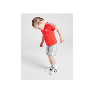 adidas Badge of Sport Logo T-Shirt/Shorts Set Infant, Red