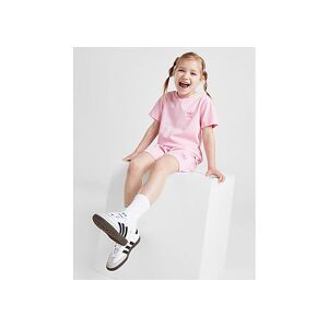 adidas Originals Girls' Essential T-Shirt/Shorts Set Infant, Pink