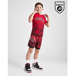 Jordan Mesh Fade T-Shirt/Shorts Children, Red