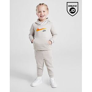 Nike Cargo Overhead Hoodie Tracksuit Infant, Grey