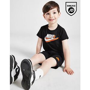 Nike Multi Futura T-Shirt/Shorts Set Infant, Black