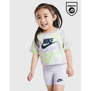 Nike Girls' Tie-Dye T-Shirt/Shorts Set Infant, Purple