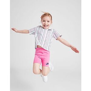 Nike Girls' Stripe T-Shirt/Shorts Set Infant, Multi