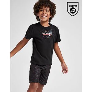 McKenzie Paint T-Shirt/Swim Shorts Set Children, Black