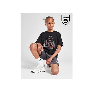 adidas Badge of Sport Fade Graphic T-Shirt Junior, Black