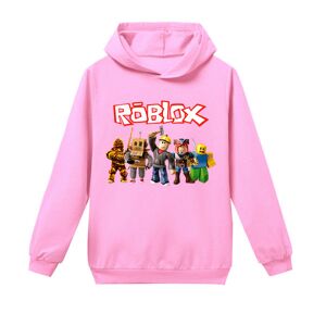 Mwin Roblox hættetrøje til børn Overtøj Pullover sweatshirt pink 150cm