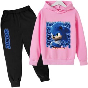 Børn Teenagere Sonic The Hedgehog Hoodie Pullover træningsdragt pink 5-6 years old/120cm