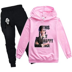 Wednesday Family Hoodie Kids Unisex Pack Addams Sweatshirt Clothing V1 k pink 110cm