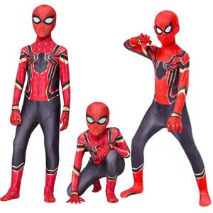 Marvel Spider-Man Kids Cosplay Kostym Superhjälte Jumpsuit Rød 11-12 år 4-5 Years