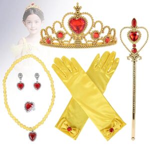Elsa Piger Børn Børn Prinsesse Queen Wand & Tiara Crown Dress Up Pr