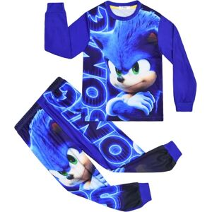 Sonic The Hedgehog Boys Pyjamas 2 Pieces Pjs Set Kids Natkjole - Perfet 150cm