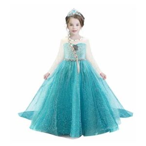 Sweden Quickstyle Frost Elsa Princess kjole Blue 130