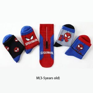 5 Par Spiderman Baby Sokker Tube Sokker M (3-5 ÅR) M(3-5 Years)