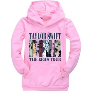 YIXI Pop Taylor Swift The Eras Tour Hættetrøje Piger Drenge Hættetrøje Pullover Toppe 9-14 år Børn Teenagere Black 13-14 Years