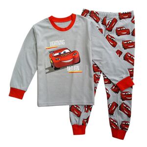 Biler Lightning Mcqueen Børn Drenge Langærmede T-shirt Bukser Sæt Loungewear Outfits 4-5 Years