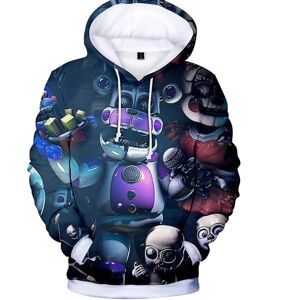 Børn Drenge Piger Five Nights At Freddy's Casual Hættetrøjer Fnaf Hættetrøje Sweatshirt Toppe Gaver style 1 M